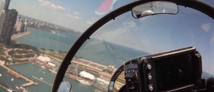 Watch: Ride along on an F-18 demonstration flight!
