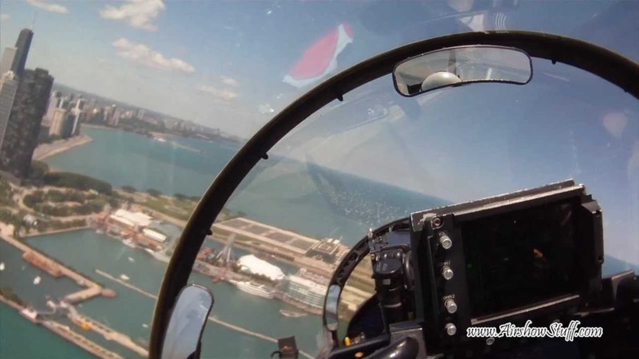 Watch: Ride along on an F-18 demonstration flight!