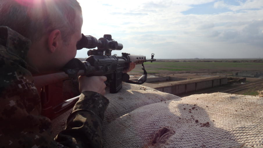 A tour of weapons on the Kurdish front lines