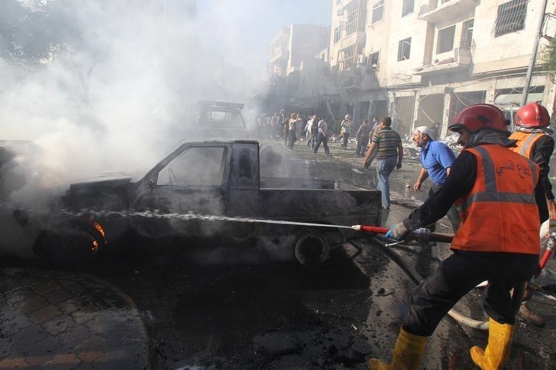 Thermite bombs reportedly dropped on civilian areas in two Syrian provinces