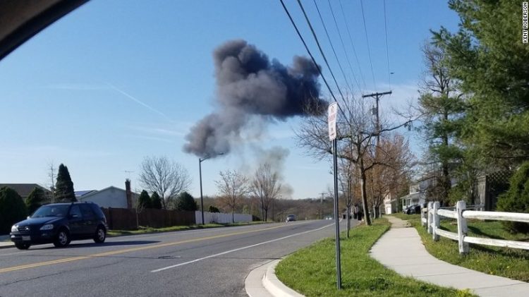 Breaking! F-16 Crashes Near Joint Base Andrews