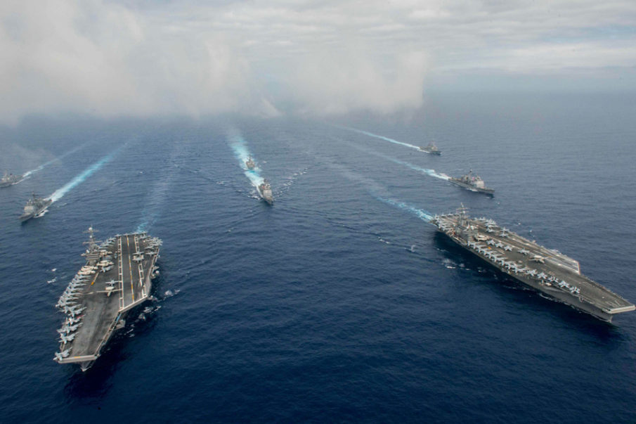 USS Carl Vinson to be joined by USS Ronald Reagan in rare training operation near North Korea