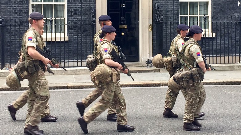 UK activates thousands of troops for security in wake of bombing, suspect had confirmed ties to ISIS