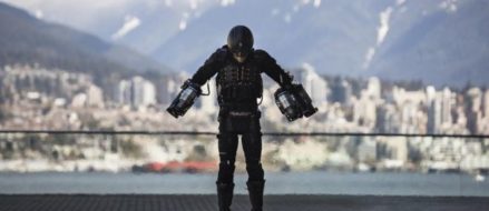 One step closer to being a superhero: British Marine flies like Iron Man in jet-powered suit