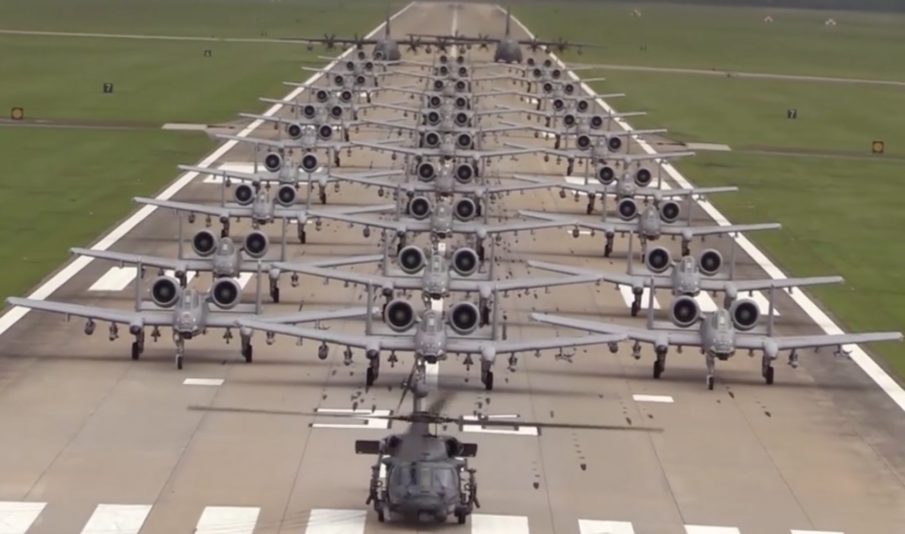 The Air Force put on a show of force with the A-10, and a day later it got taken off the chopping block