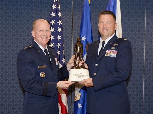 Major John Hourigan Awarded the Koren Kolligian Trophy for saving his C-130 Crew