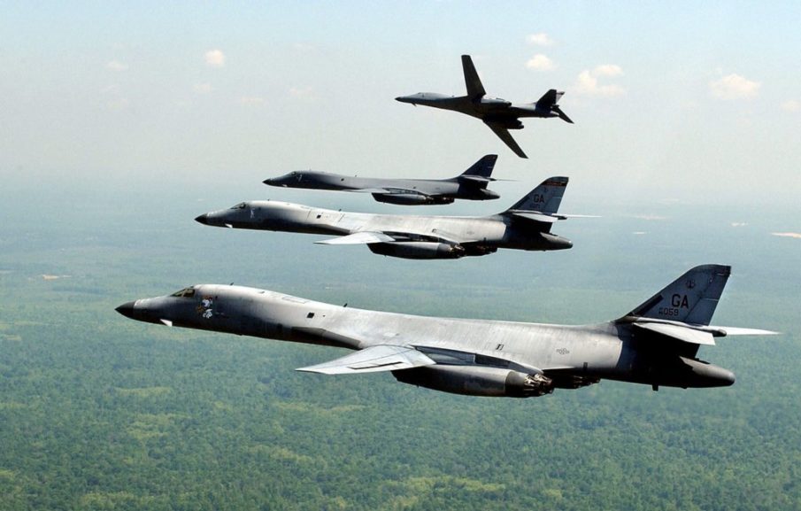 B-1 Lancer Bombers show of force over Korea… again