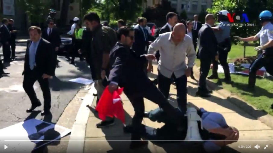 Turkey condemns U.S. over ‘aggressive’ acts against Erdogan’s guards during D.C. visit