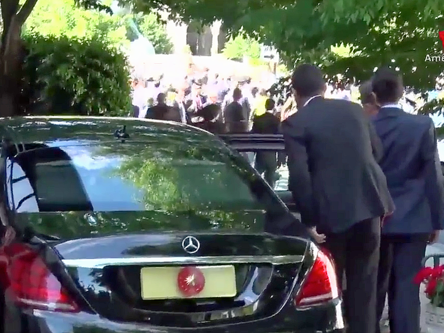 Video appears to show Turkish President Erodgan ordering security to beat peaceful protesters on US soil