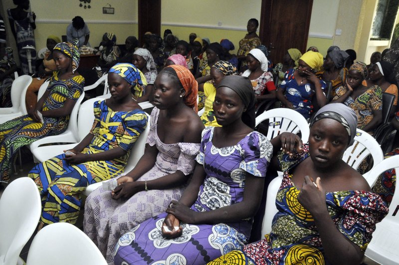 82 freed Chibok schoolgirls arrive in Nigeria’s capital