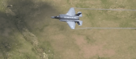Watch: F-35A Lightning II does the Mach Loop for the 1st Time!