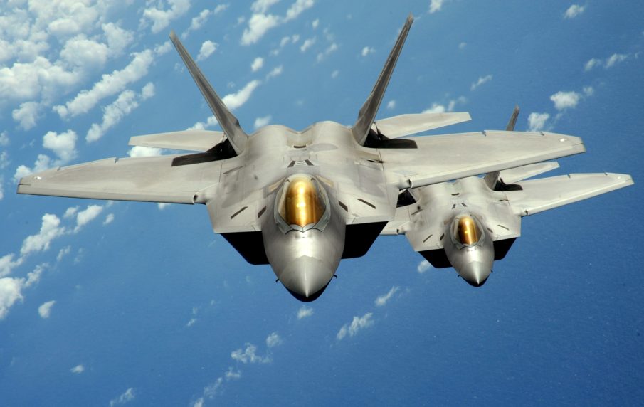 Russian bombers and advanced fighters intercepted by F-22s near Alaska