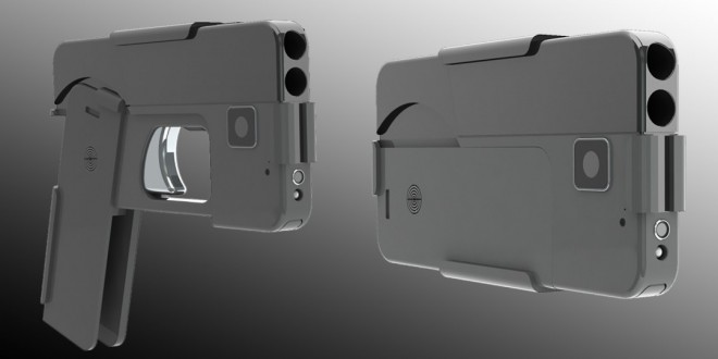 Is this smartphone-shaped pistol brilliant, or the worst idea ever?