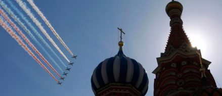 Watch: Russian aircraft over Moscow practicing for Victory Day Celebration