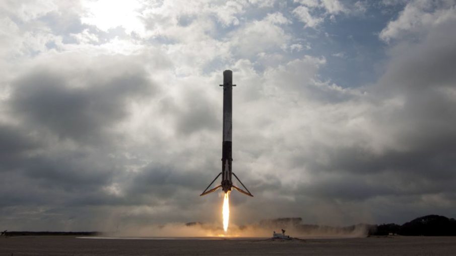 Watch: SpaceX Falcon 9 Rocket Booster landing safely after launch