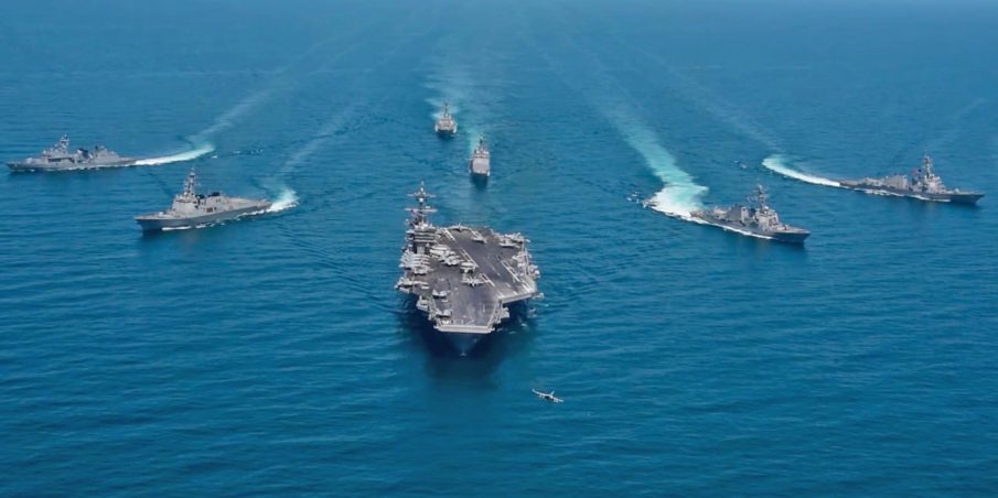 The US and South Korean navies just put on a massive show of force amid North Korean nuclear tensions