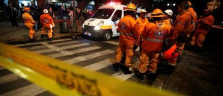 Explosion in Bogota shopping center kills three, wounds nine