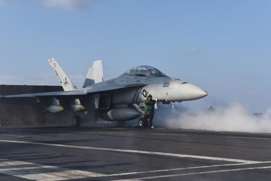 USS George H.W. Bush launches anti-ISIS strikes from Mediterranean