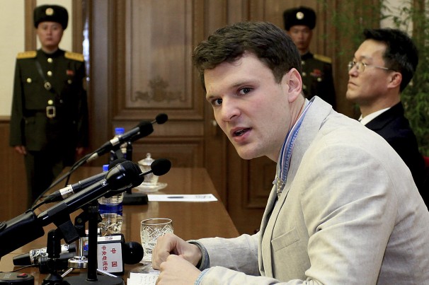 University of Virginia student Otto Warmbier, said to be in a coma, released from North Korea