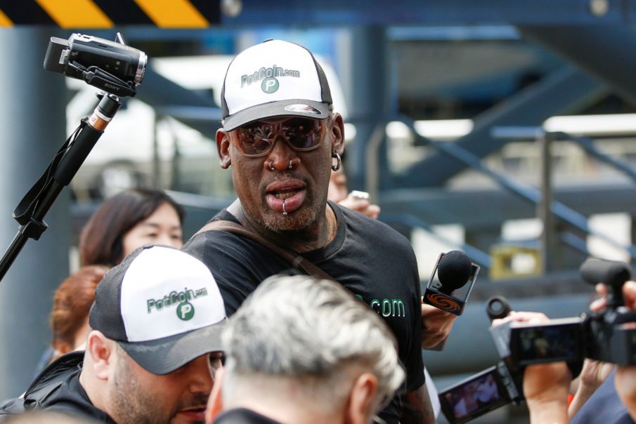 Dennis Rodman returns from North Korea. And, amazingly, nothing happened.