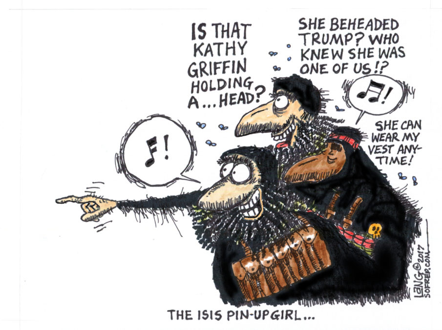 Kathy Griffin’s stunt depicting President Trump decapitated backfires