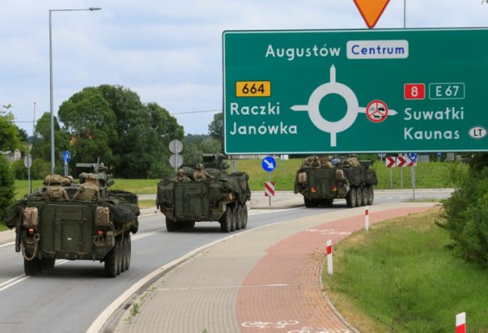 NATO war game defends Baltic weak spot for first time