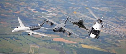 Watch: Airbus family flight!