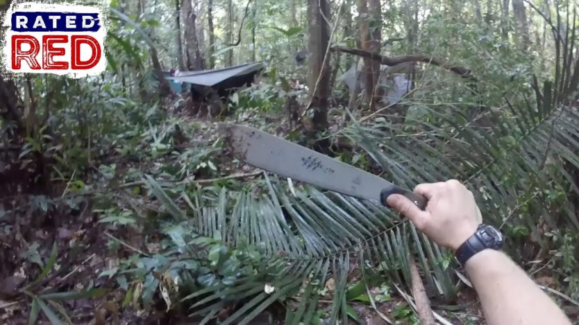 Watch: Man Hacks | Jungle Survival