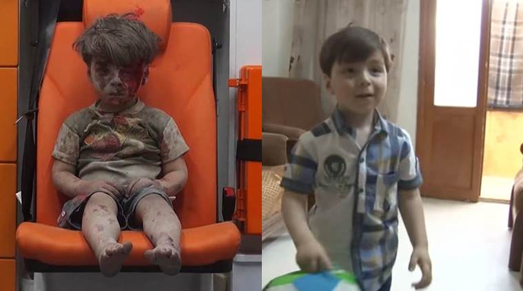 Syrian boy who became image of civil war reappears