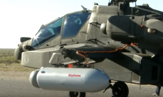 Laser Weapon Being Tested on AH-64 Apache Attack Helicopter