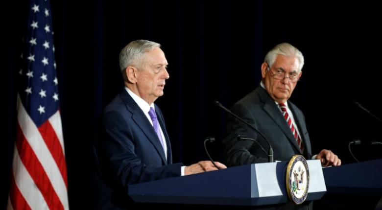 Rex Tillerson, James Mattis call on China to increase pressure on North Korea in high-level talks