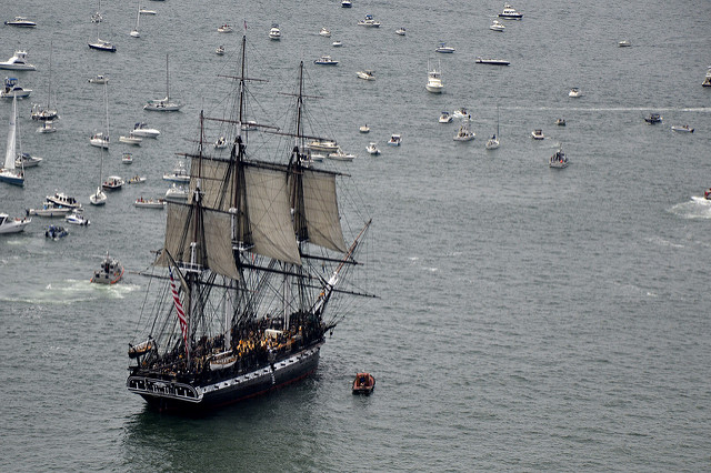 USS Constitution, world’s oldest commissioned warship, returns to the water after restoration