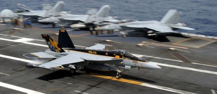 VFA-115 US Navy Strike Fighter Squadron sets milestone of 100,000 hours mishap free flight time
