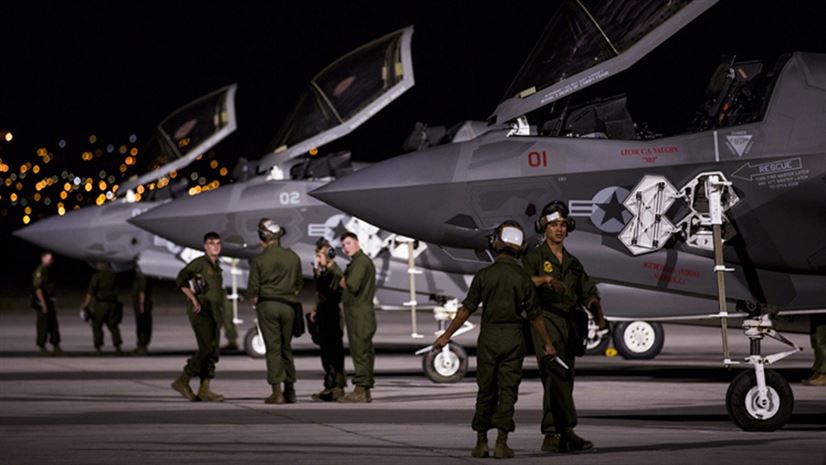 Marine Corps & Air Force F-35 Aircraft Participate Together For The First Time in Red Flag 17-3