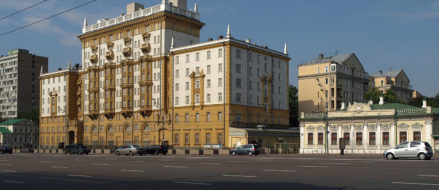 U.S. embassy in Moscow says locked out of diplomatic property