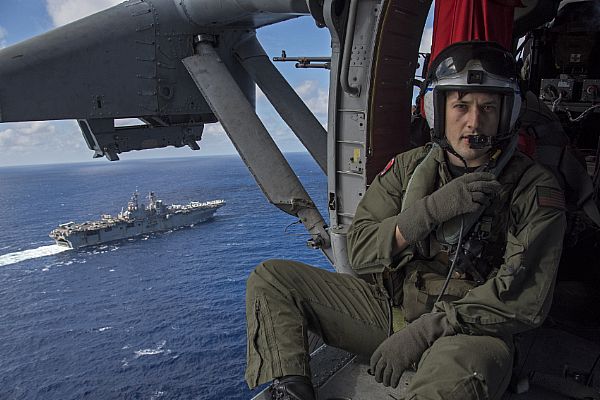 Picture of the Day: Naval Aircrewman 2nd Class Brice Mora