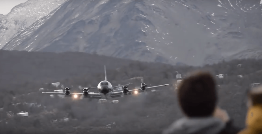 Watch: Argentine Navy Lockheed P-3 Orion flies a very low pass!