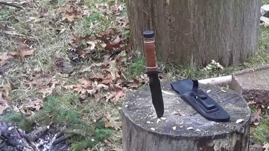 Watch: Using the SOG Bowie Knife as an essential survival tool