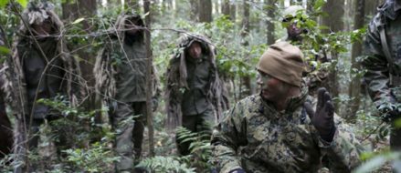 Watch: U.S. Marine and Japanese Scout Snipers conduct stalk training