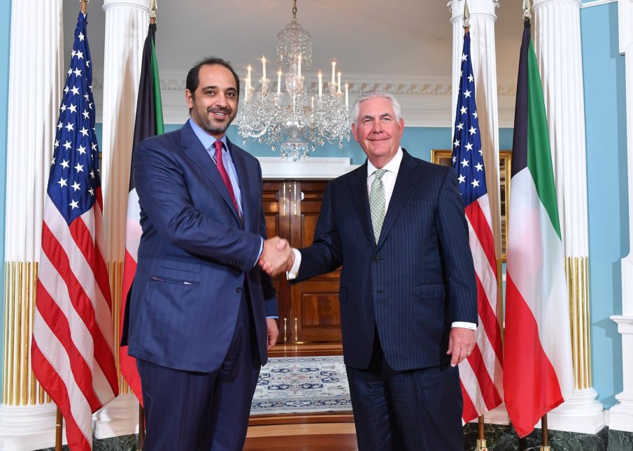 Tillerson arrives in Kuwait as part of shuttle diplomacy to ease Qatar crisis