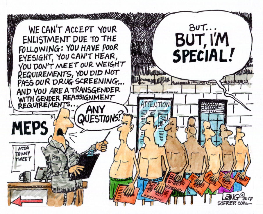 Military transgender ban: Is serving in the military a right or a privilege?