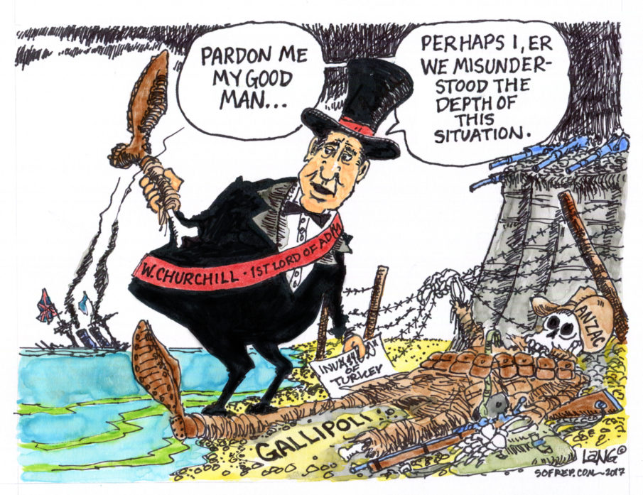 The second of Churchill’s two greatest blunders: Gallipoli!