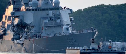 Defense official: Crew of the USS Fitzgerald to blame for cargo ship collision