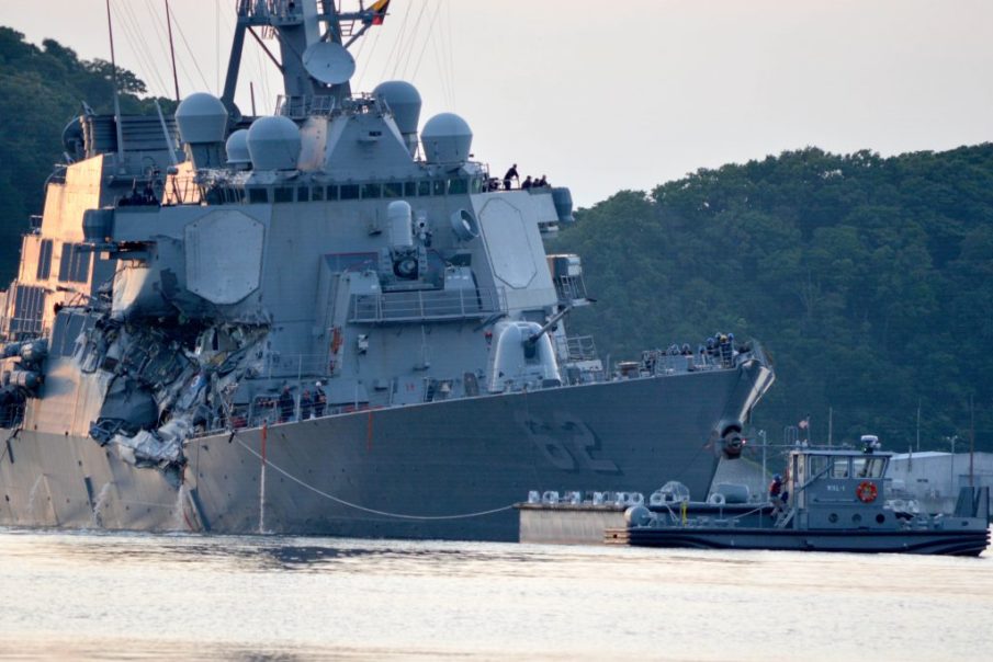 Defense official: Crew of the USS Fitzgerald to blame for cargo ship collision