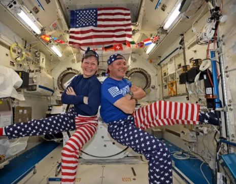 NASA Astronauts ‘Show Off’ How to Celebrate the 4th of July in Space!
