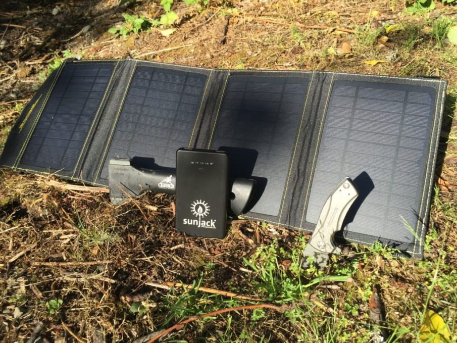 SunJack 14W Portable Solar Charger
