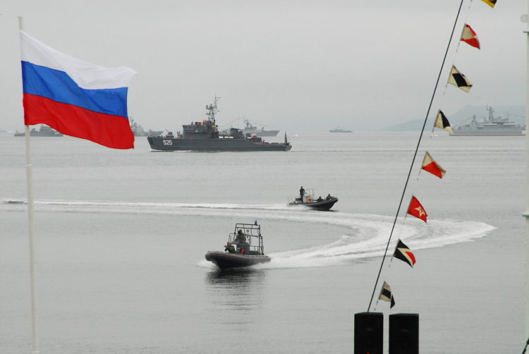 Russia Celebrates Navy Day with Parades, Including in Syria