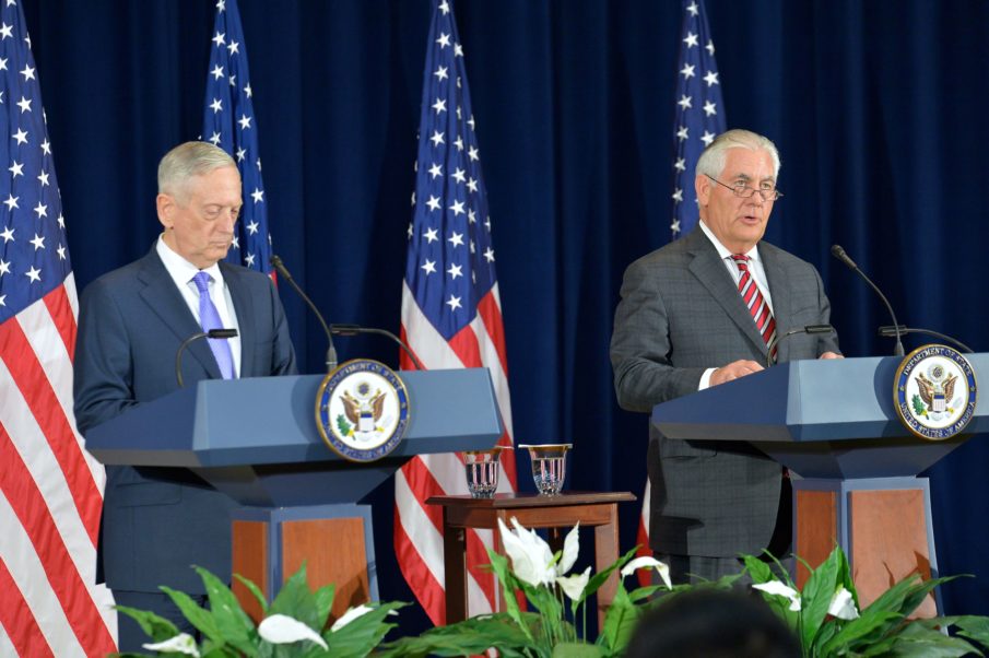 Rex Tillerson and James Mattis lay out new strategy on North Korea, terms for diplomatic victory