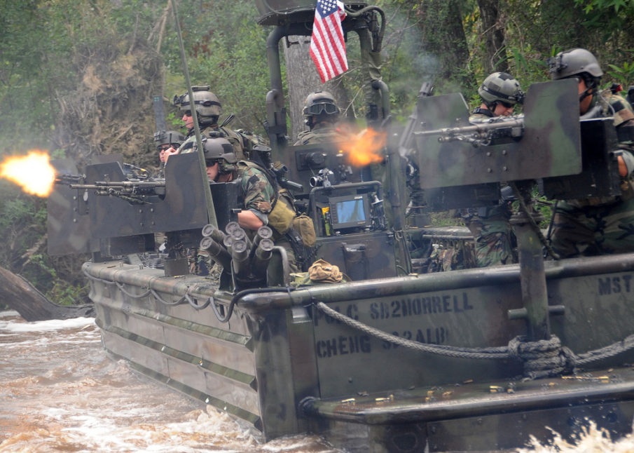 SOF Pic of the Day: Special Boat Team 22 unload on targets