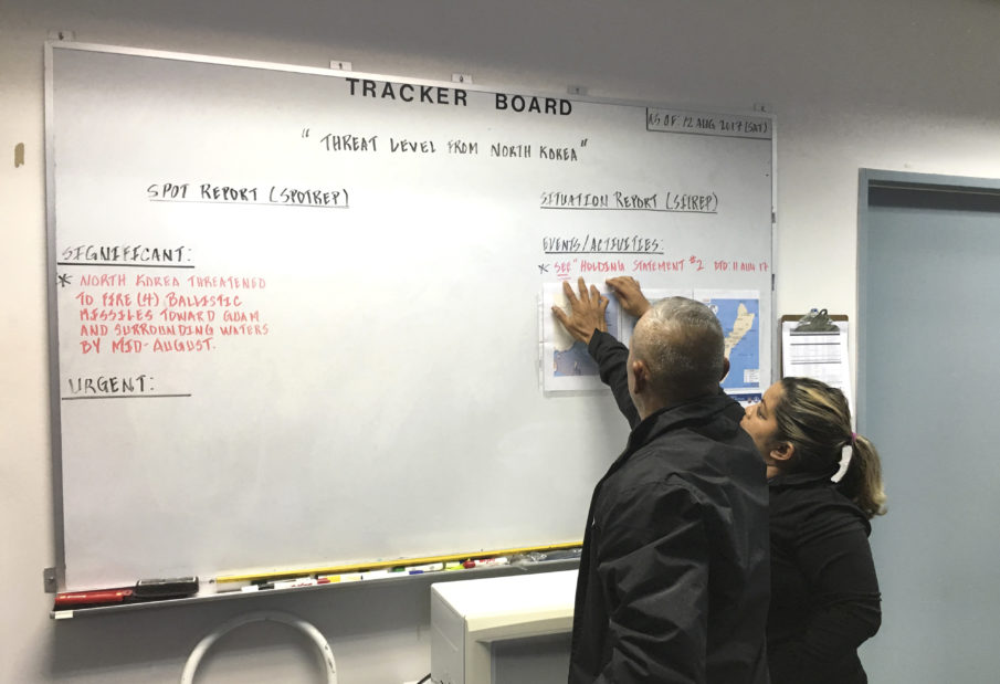 President Trump reassures Guam, speaks to Chinese president about North Korean threat